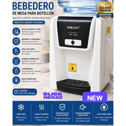 BEBEDERO DE AGUA SOKANY FRÍO Y CALIENTE