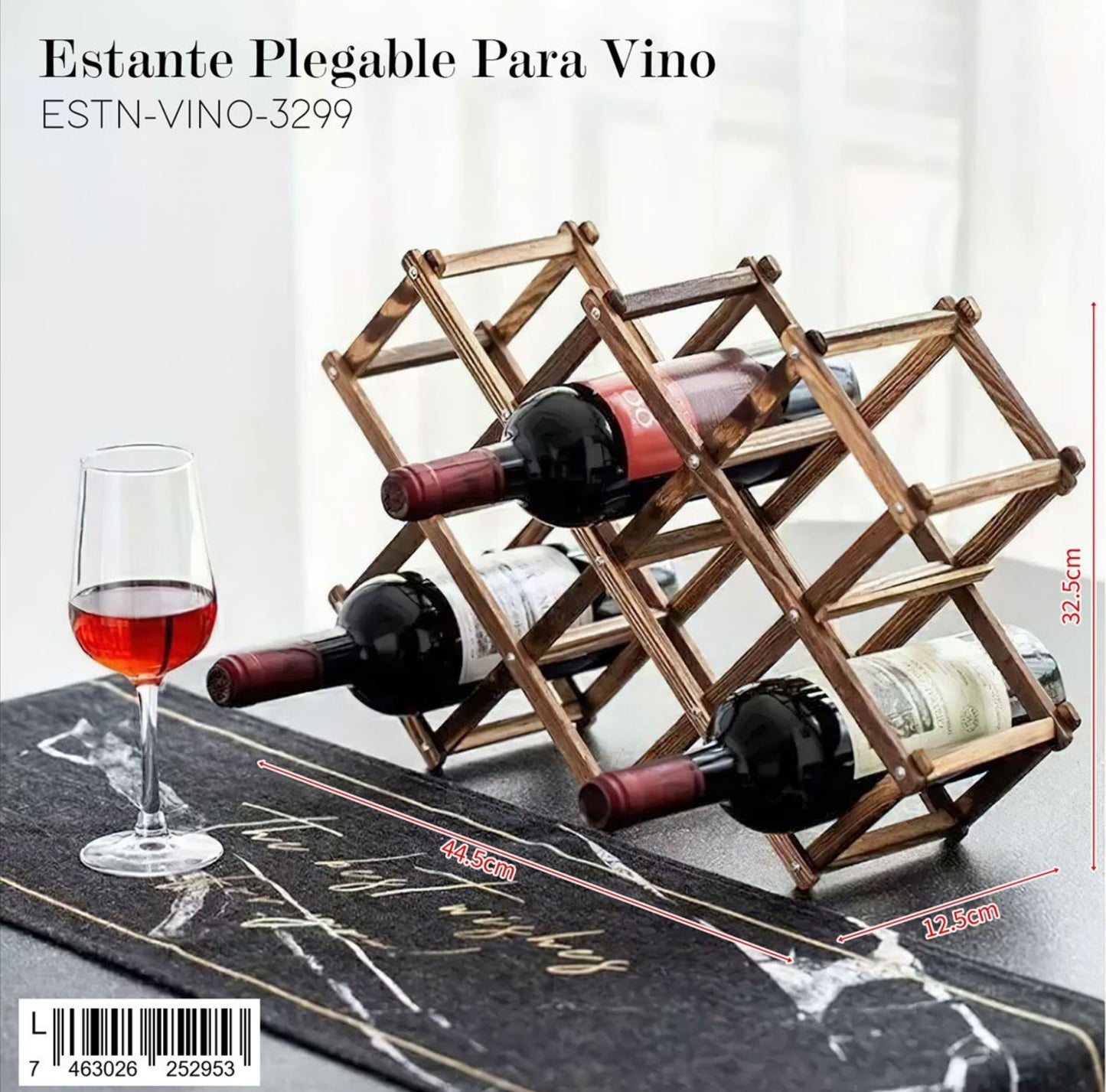 CASAVINO FOLD™ | ESTANTE PLEGABLE PARA VINO