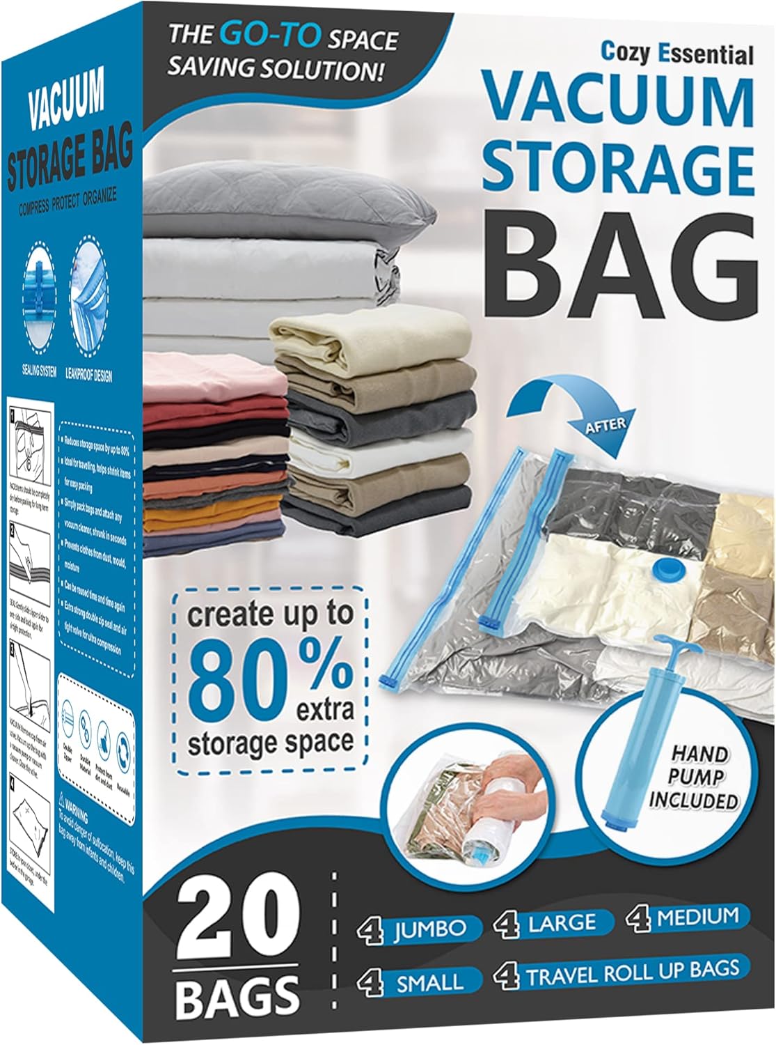 Bolsas de almacenamiento al vacío